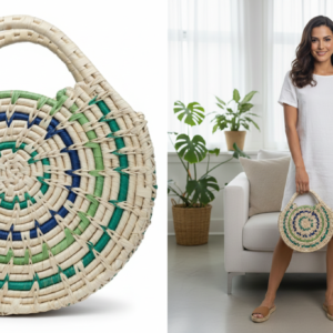 Cartera de fibra natural prueba